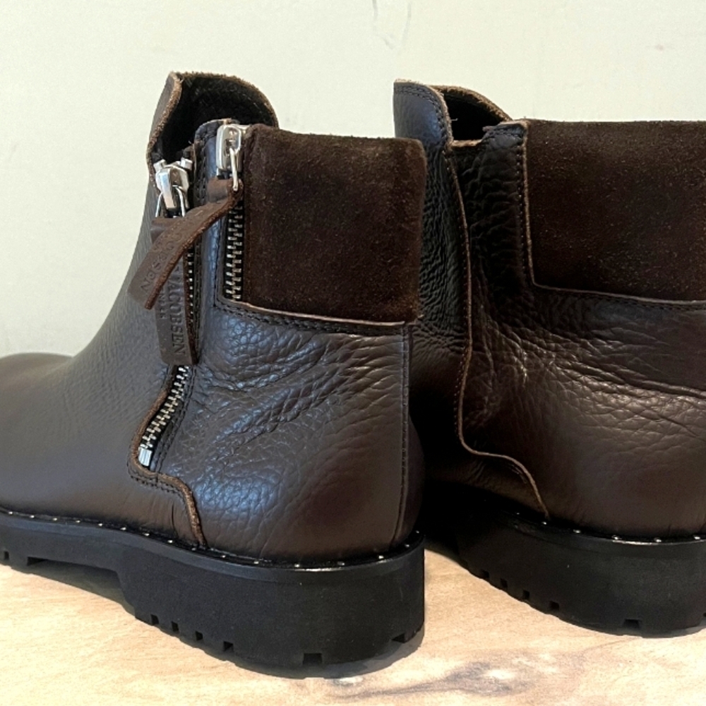 Ilsa Jacobsen Brown Leather‎ Chelsea Zip Ankle Up Boot Size 7.5US/38EU/5UK.… - Picture 4 of 16